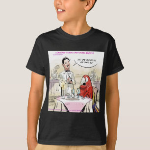 Parrot Fine Dining Funny T-Shirt