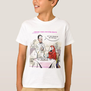 Parrot Fine Dining Funny T-Shirt