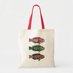 Parrot Fish Tote Bag
