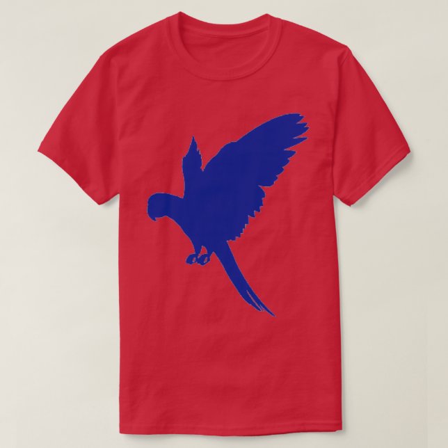 Parrot flying design parrot freedom T-Shirt (Design Front)