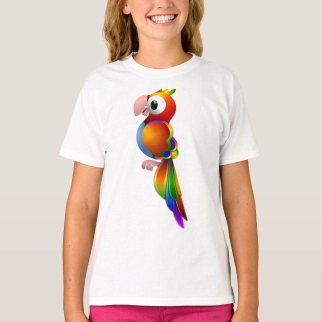 Parrot Girls T-Shirt (Front)