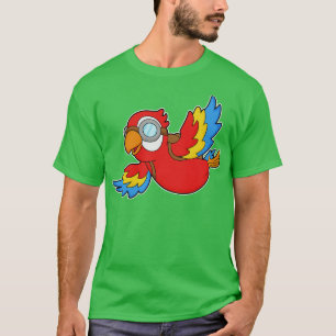 Parrot Goggles Backpack T-Shirt