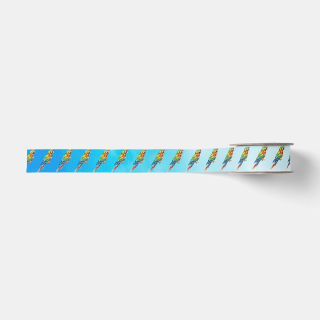 Parrot Grosgrain Ribbon (Front)