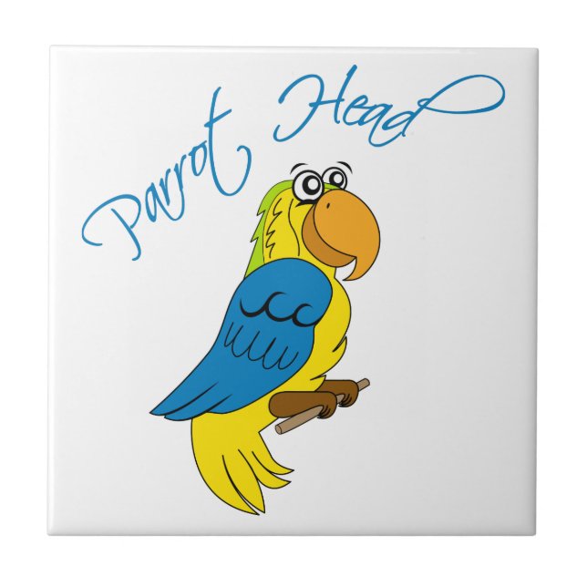 Parrot Head Tile (Front)