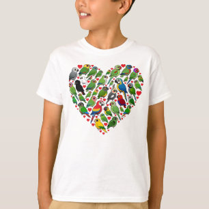 Parrot Heart T-Shirt