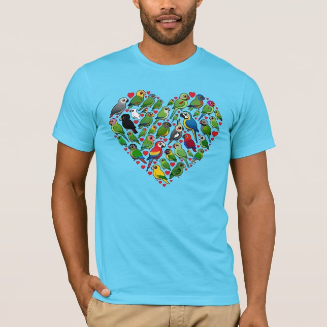 Parrot Heart T-Shirt (Front)