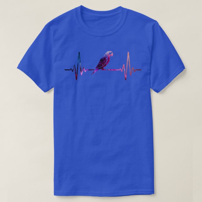 parrot Heartbeat galaxy T-Shirt (Design Front)