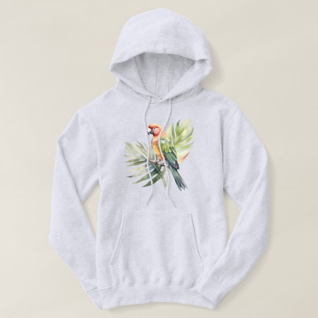 Parrot Hooded Sweatshirt (Design Front)