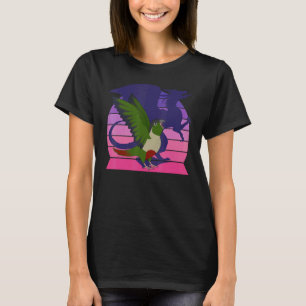 Parrot I Winged Dragon I Screaming Green cheeked C T-Shirt