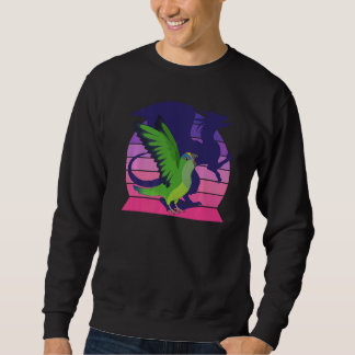Parrot I Winged Dragon I Screaming Peach fronted C Sweatshirt