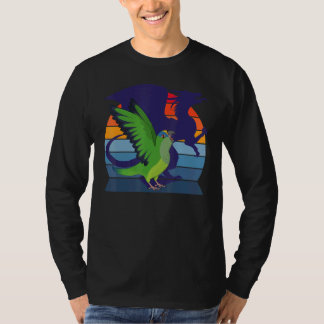 Parrot I Winged Dragon I Screaming Peach fronted C T-Shirt