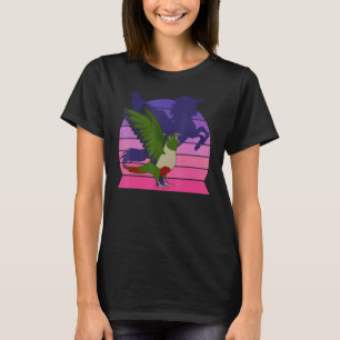 Parrot I Winged Unicorn I Screaming Green cheeked T-Shirt