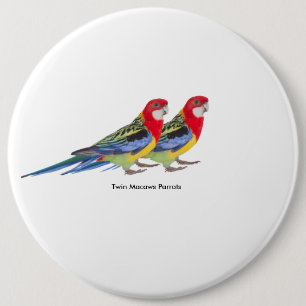 Parrot image for Colossal Round Badge