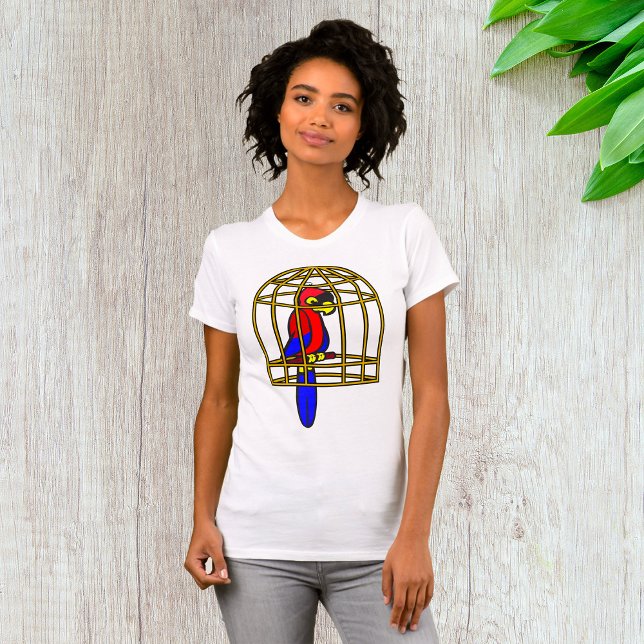 Parrot In A Cage T-Shirt (Creator Uploaded)