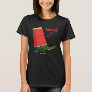 Parrot In A Cup Henlo I Hahns Macaw T-Shirt