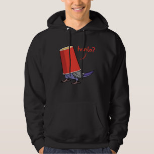 Parrot In A Cup Henlo I Violet Budgie Budgerigar Hoodie