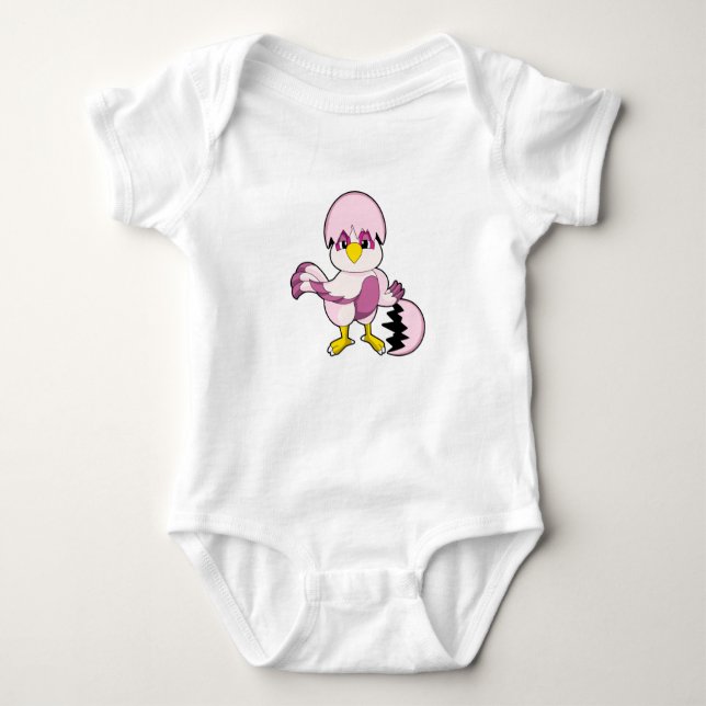 Parrot in Egg with Eggshell.PNG Baby Bodysuit (Front)