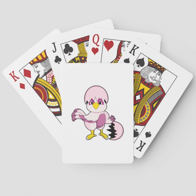 Parrot in Egg with Eggshell.PNG Playing Cards (Back)