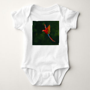 Parrot in Flight Baby Bodysuit