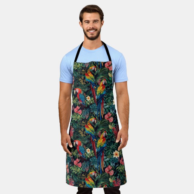 Parrot Jungle Apron (Worn)