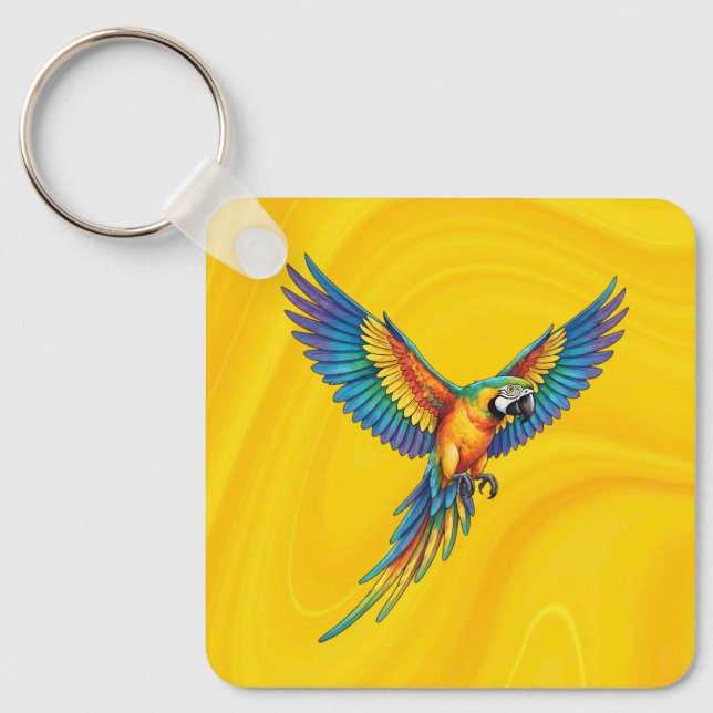 Parrot Key Ring (Front)