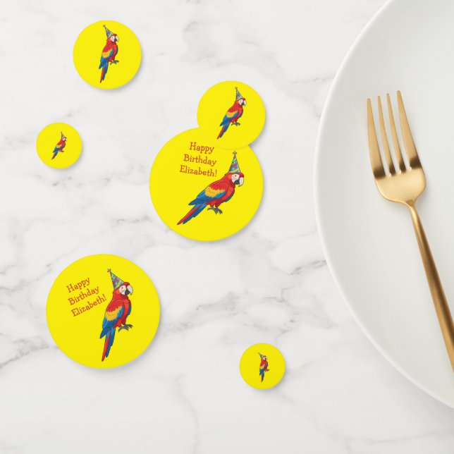 Parrot Kids Birthday Party Confetti (Group)