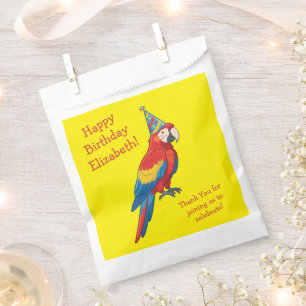 Parrot Kids Birthday Party Favour Bags