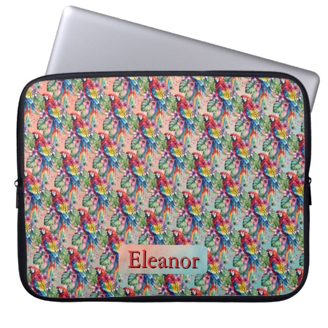 Parrot Laptop Sleeve (Front)