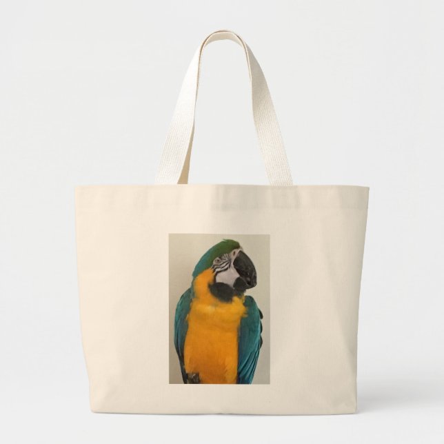 Parrot Large Tote Bag (Front)