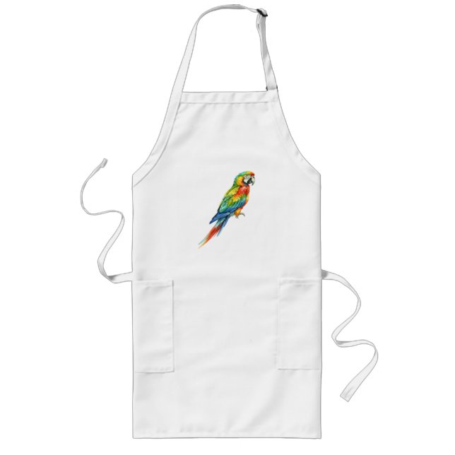 Parrot Long Apron (Front)