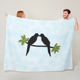 Parrot Love Fleece Blanket