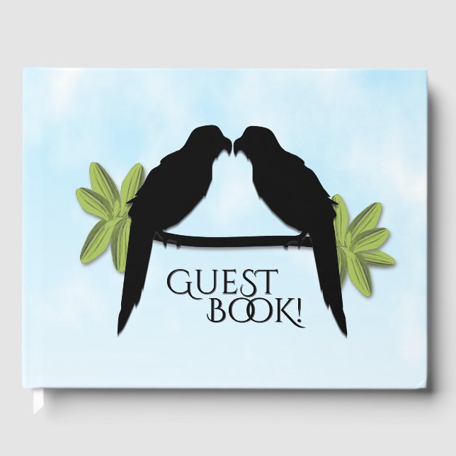 Parrot Love Guest Book (Front)