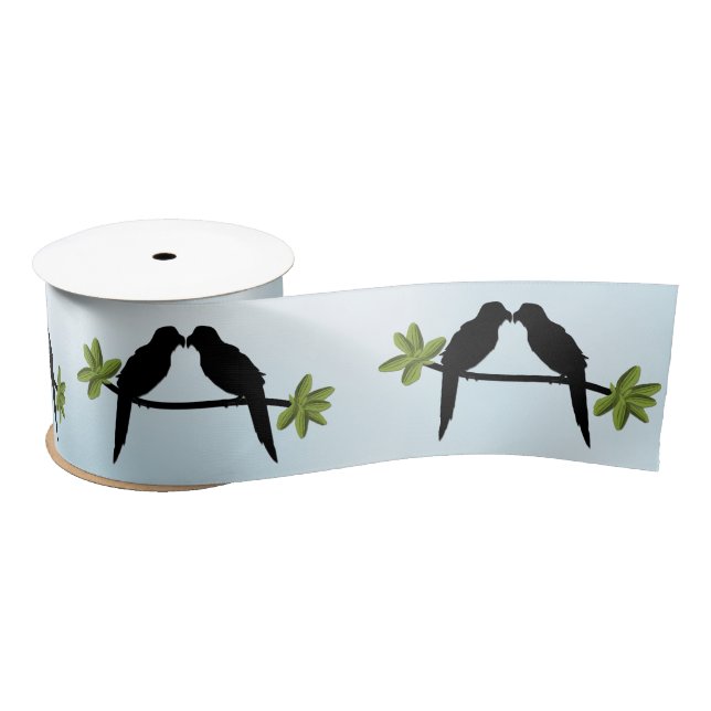 Parrot Love Satin Ribbon (Spool)