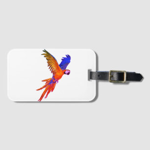 Parrot luggage tag