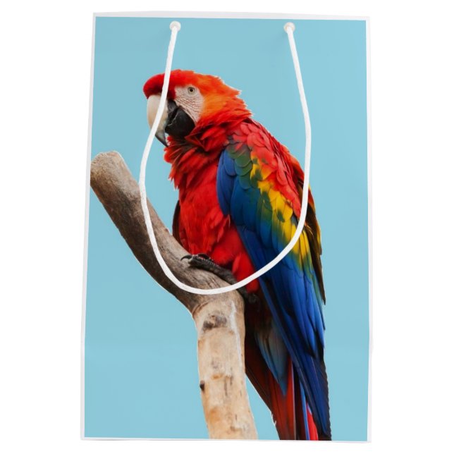 Parrot Medium Gift Bag (Back)