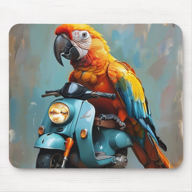 Parrot mouse pad (Front)