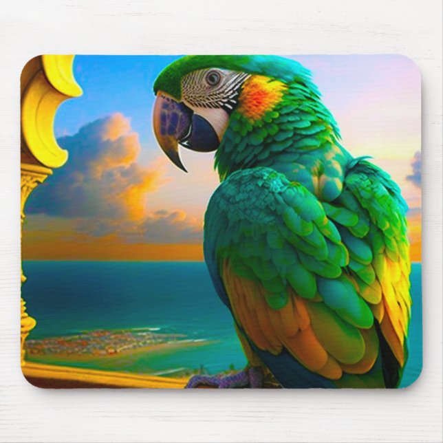 Parrot Mouse Pad (Front)