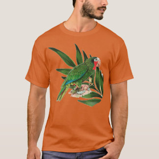 Parrot On Leaf T-Shirt