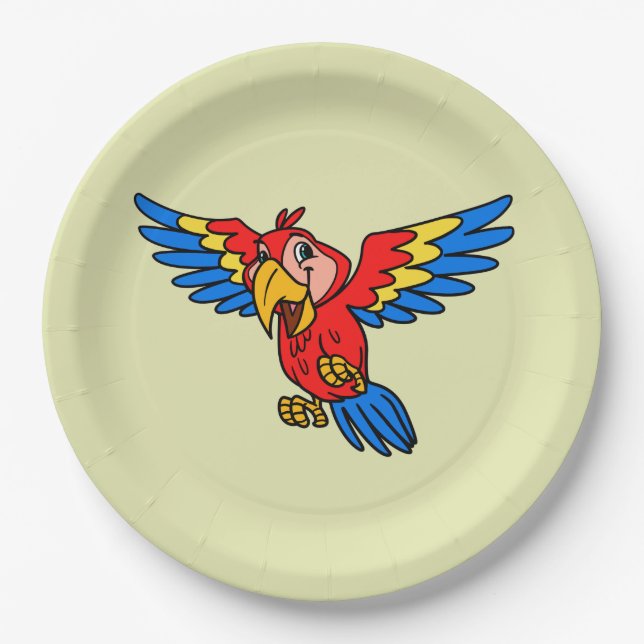 Parrot Paper Plates (Front)
