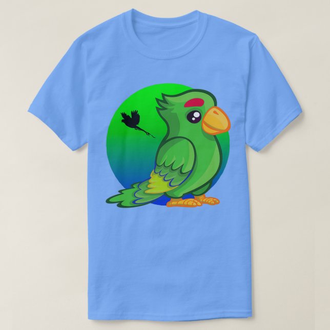 Parrot Paradise Circle Birds T-Shirt (Design Front)