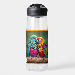 "Parrot Paradise" Water Bottle