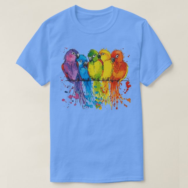 parrot parrot kids parrot girl parrot lovers 1 T-Shirt (Design Front)
