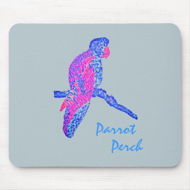 Parrot Perch Mouse Pad (Front)