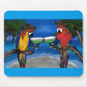 Parrot Pirates Mouse Pad