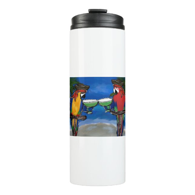 Parrot Pirates Thermal Tumbler (Front)