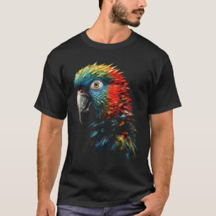 Parrot Polygon Animal Bird Parrot T-Shirt