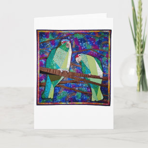 Parrot Quilt Card