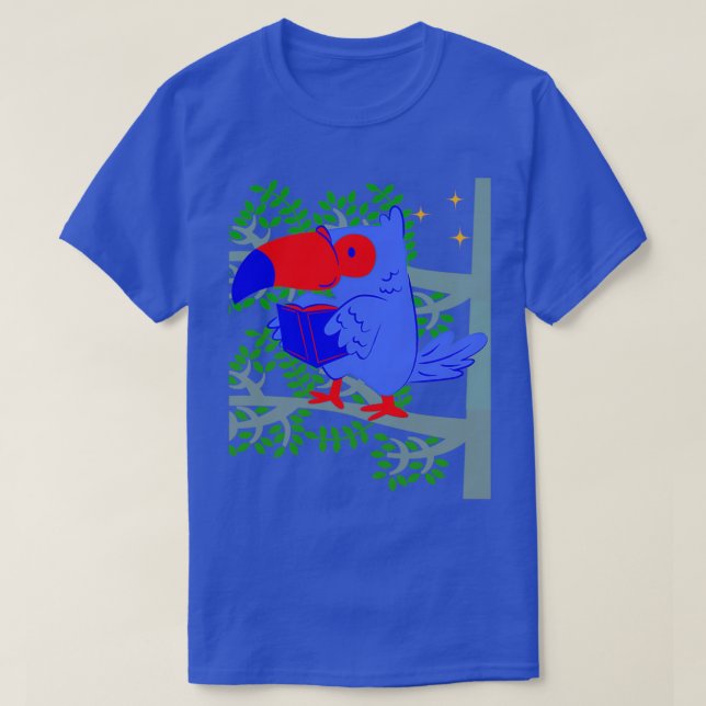 parrot reading parakeet parrot my needs parrot bir T-Shirt (Design Front)