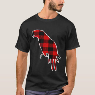 Parrot Red Buffalo Plaid Parrakeet Matching Pj Fam T-Shirt