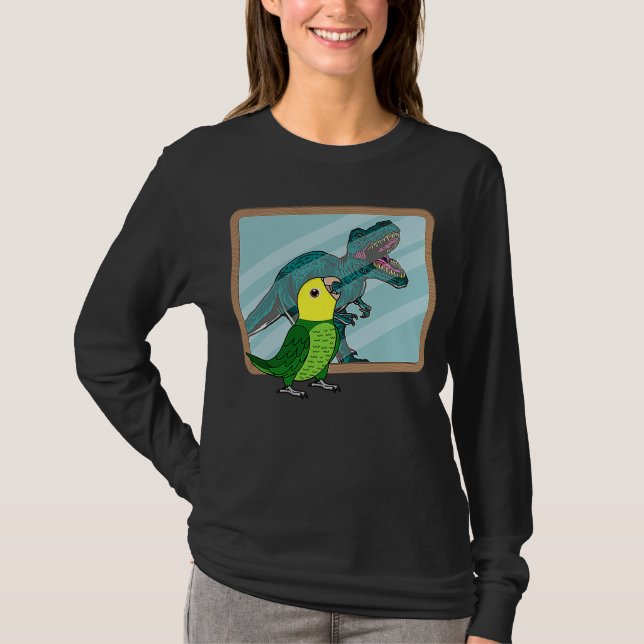 Parrot & Rex Reflection I Double Yellow headed Ama T-Shirt (Front)